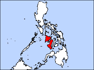Range Map for Negros Bleeding-heart