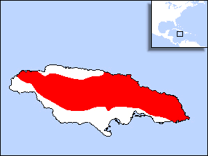 Range Map for Ring-tailed Pigeon