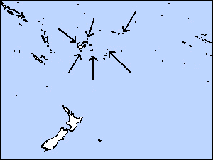 Range Map for Shy Ground-dove
