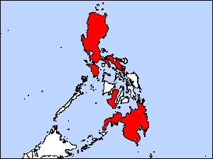 Range Map for Spotted Imperial-pigeon