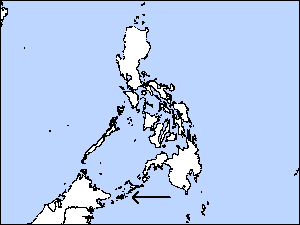 Range Map for Tawitawi Brown-dove